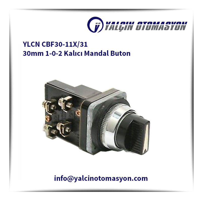 YLCN CBF30-11X/31 30mm 1-0-2 Kalıcı Mandal Buton