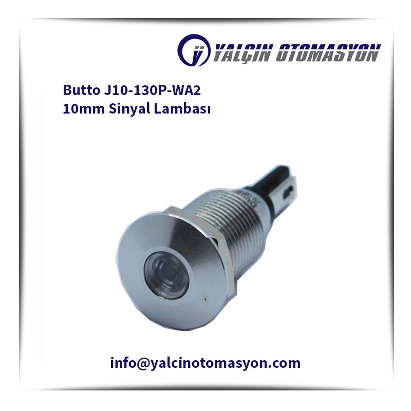 Butto J10-130P-WA2 10mm Sinyal Lambası