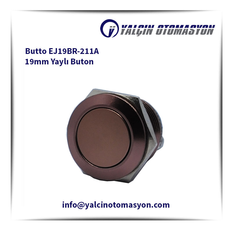 Butto EJ19BR-211A 19mm Yaylı Buton