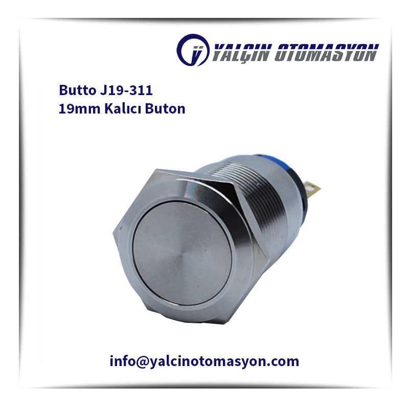 Butto J19-311 19mm Kalıcı Buton