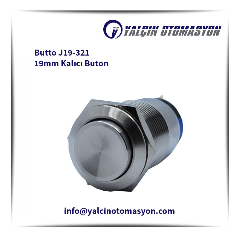 Butto J19-321 19mm Kalıcı Buton