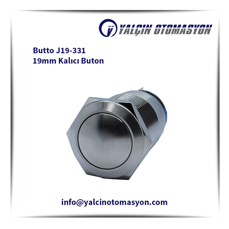Butto J19-331 19mm Kalıcı Buton