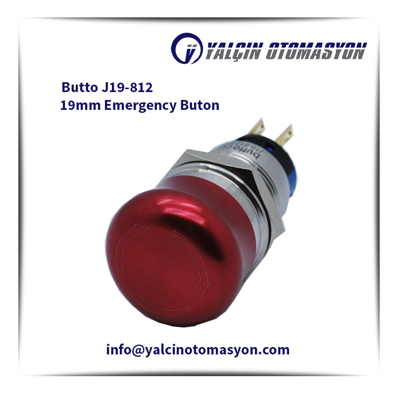 Butto J19-812 19mm Emergency Buton
