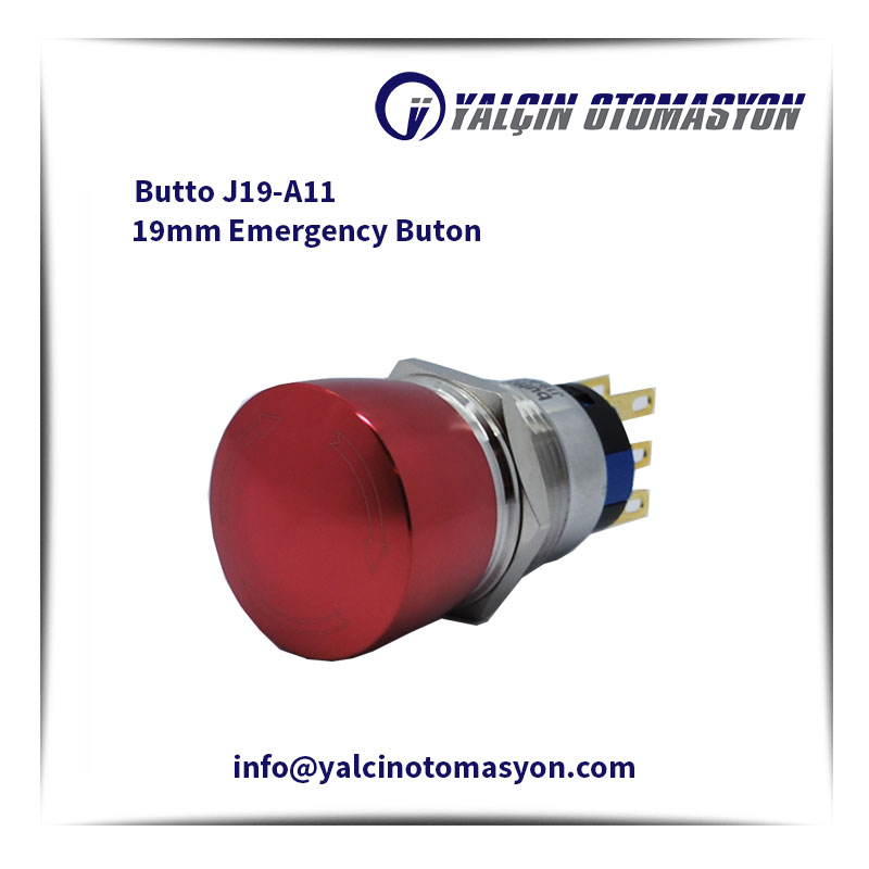 Butto J19-A11 19mm Emergency Buton