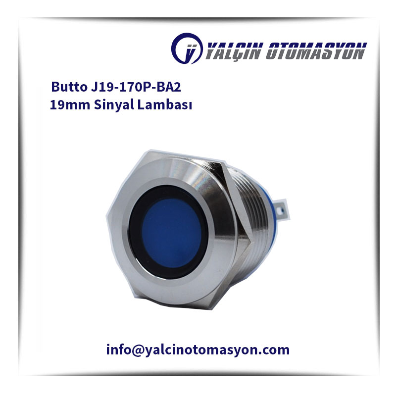 Butto J19-170P-BA2 19mm Sinyal Lambası
