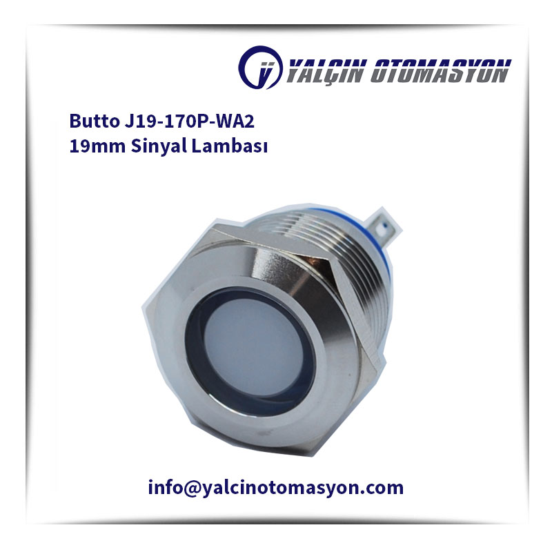 Butto J19-170P-WA2 19mm Sinyal Lambası