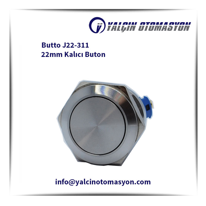Butto J22-311 22mm Kalıcı Buton