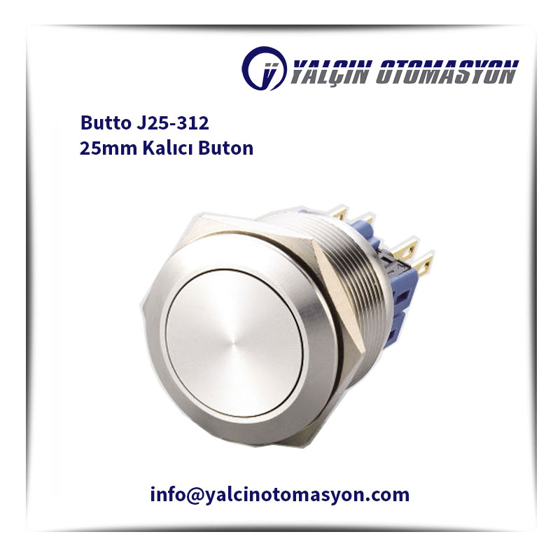 Butto J25-312 25mm Kalıcı Buton