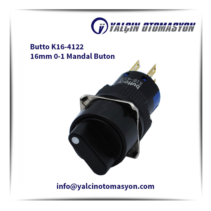 Butto K16-4122 16mm 0-1 Mandal Buton