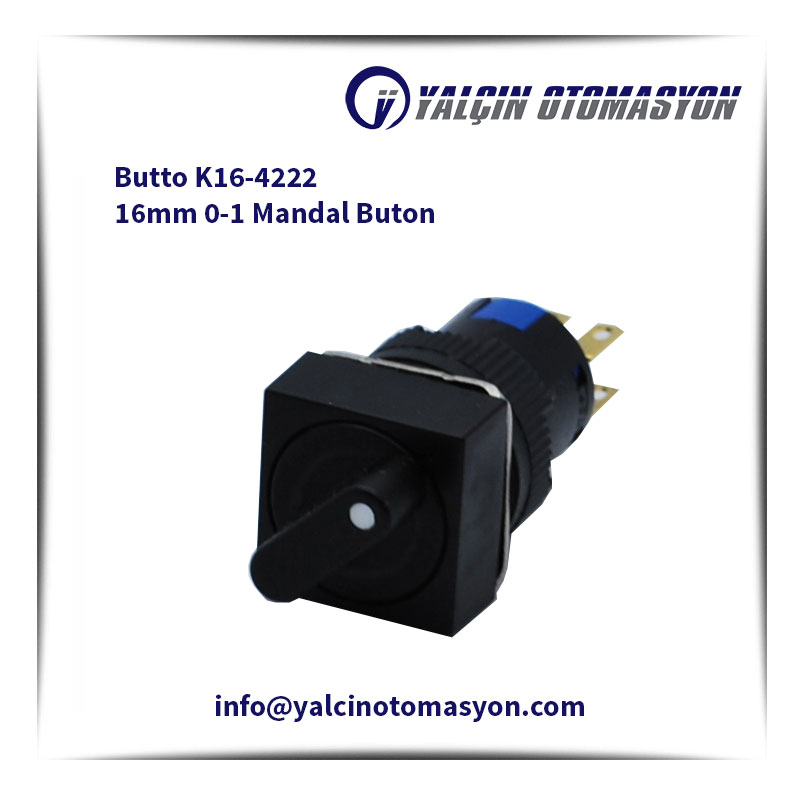 Butto K16-4222 16mm 0-1 Mandal Buton
