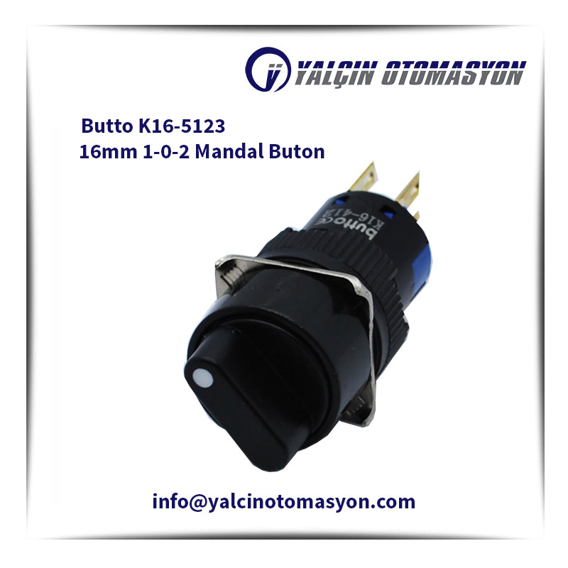 Butto K16-5123 16mm 1-0-2 Mandal Buton