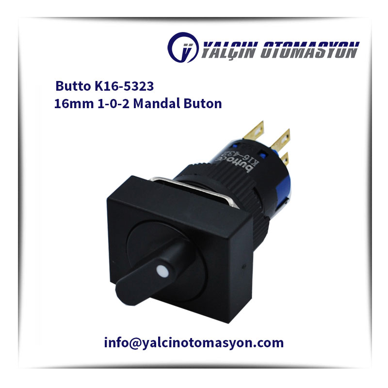 Butto K16-5323 16mm 1-0-2 Mandal Buton