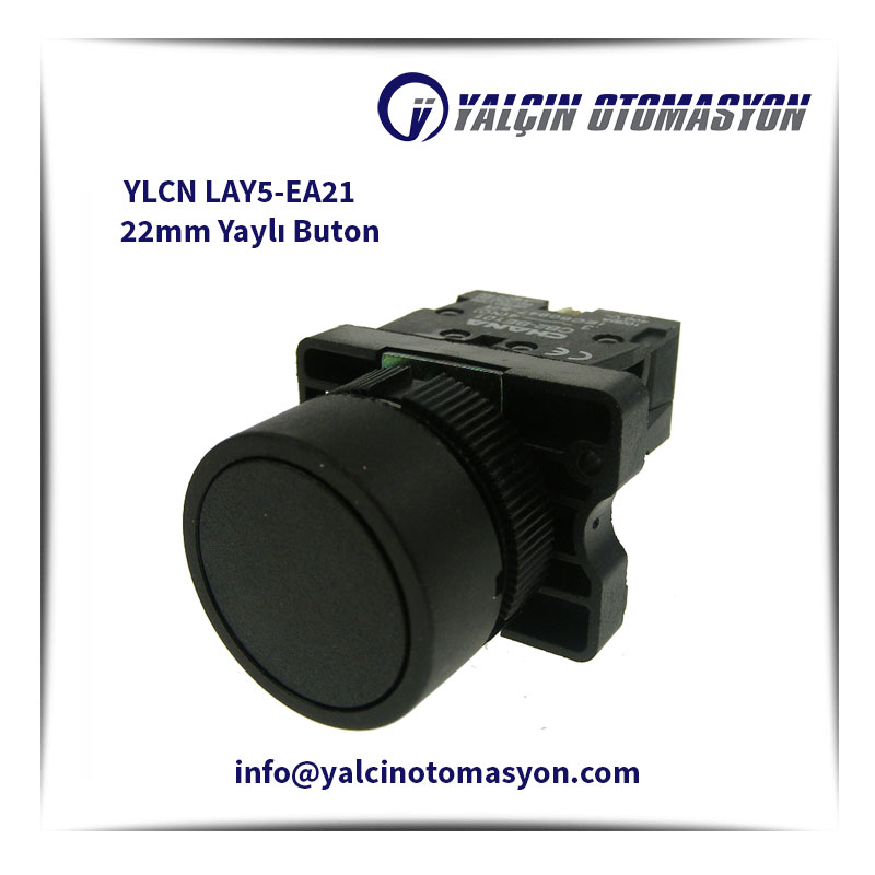 YLCN LAY5-EA21 22mm Yaylı Buton
