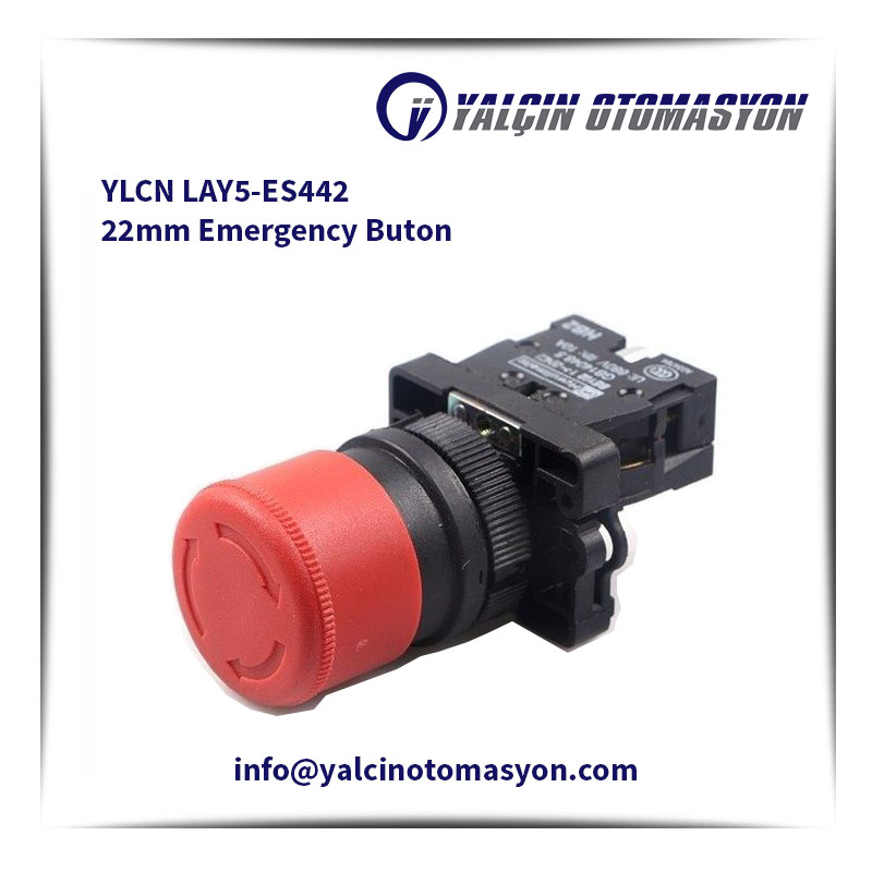 YLCN LAY5-ES442 22mm Emergency Buton