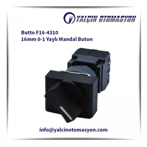 Butto F16-4310 16mm 0-1 Yaylı Mandal Buton