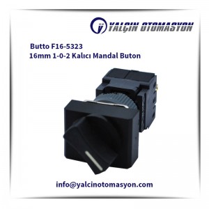 Butto F16-5323 16mm 1-0-2 Kalıcı Mandal Buton