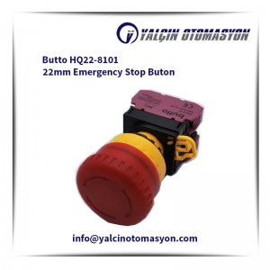 Butto HQ22-8101 22mm Emergency Stop Buton