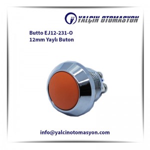 Butto EJ12-231-O 12mm Yaylı Buton