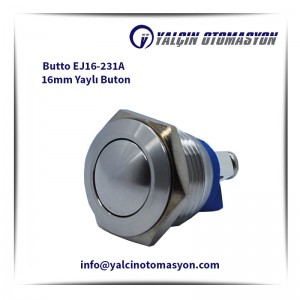 Butto EJ16-231A 16mm Yaylı Buton