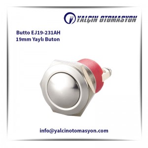 Butto EJ19-231AH 19mm Yaylı Buton