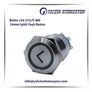 Butto J19-272JT-WD 19mm Işıklı Yaylı Buton
