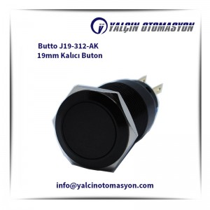 Butto J19-312-AK 19mm Kalıcı Buton