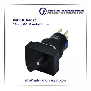 Butto K16-4322 16mm 0-1 Mandal Buton