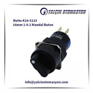 Butto K16-5123 16mm 1-0-2 Mandal Buton