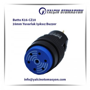 Butto K16-CZ10 16mm Yuvarlak Işıksız Buzzer