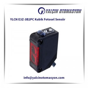 YLCN E3Z-3B2PC Kubik Fotosel Sensör
