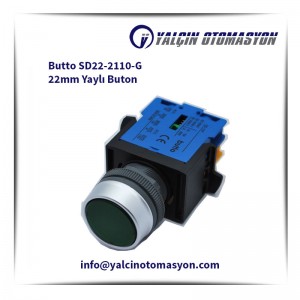 Butto SD22-2110-G 22mm Yaylı Buton