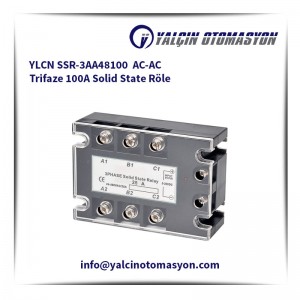 YLCN SSR-3AA48100 AC-AC Trifaze 100A Solid State Röle