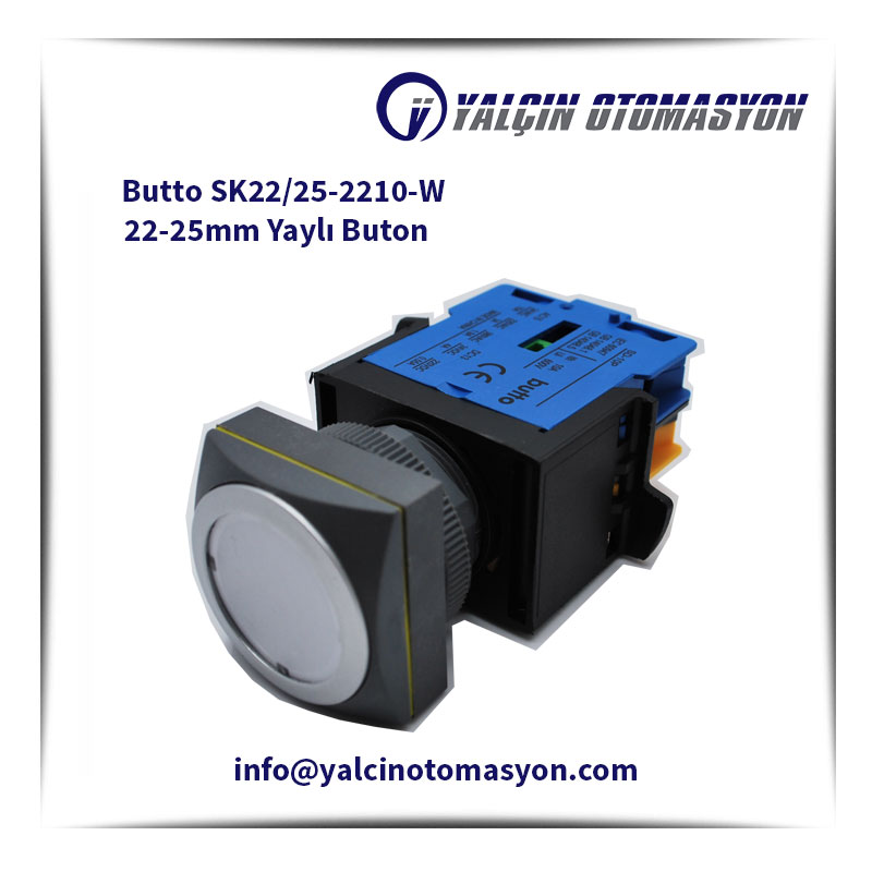Butto SK22/25-2210-W 22-25mm Yaylı Buton