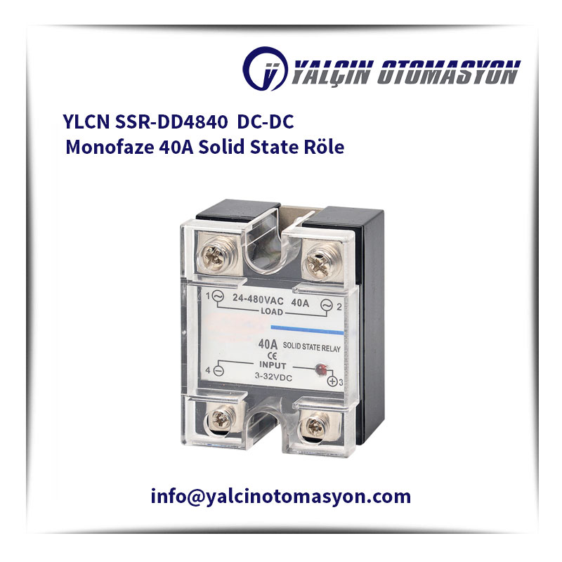 YLCN SSR-DD4840 DC-DC Monofaze 40A Solid State Röle